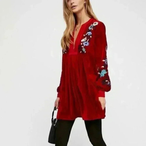 Free People Mia Embroidered Dress - Picture 2 of 5